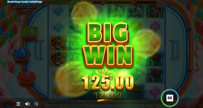 Break Away Candy - Ang Grand Jackpot x5000 ng taya ay nag-land