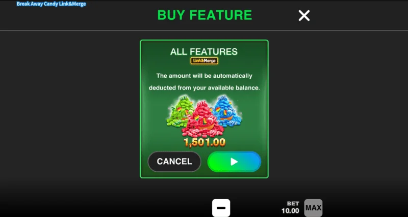 Break Away Candy - Multiply Link&Merge mode na may x2-x10 multipliers